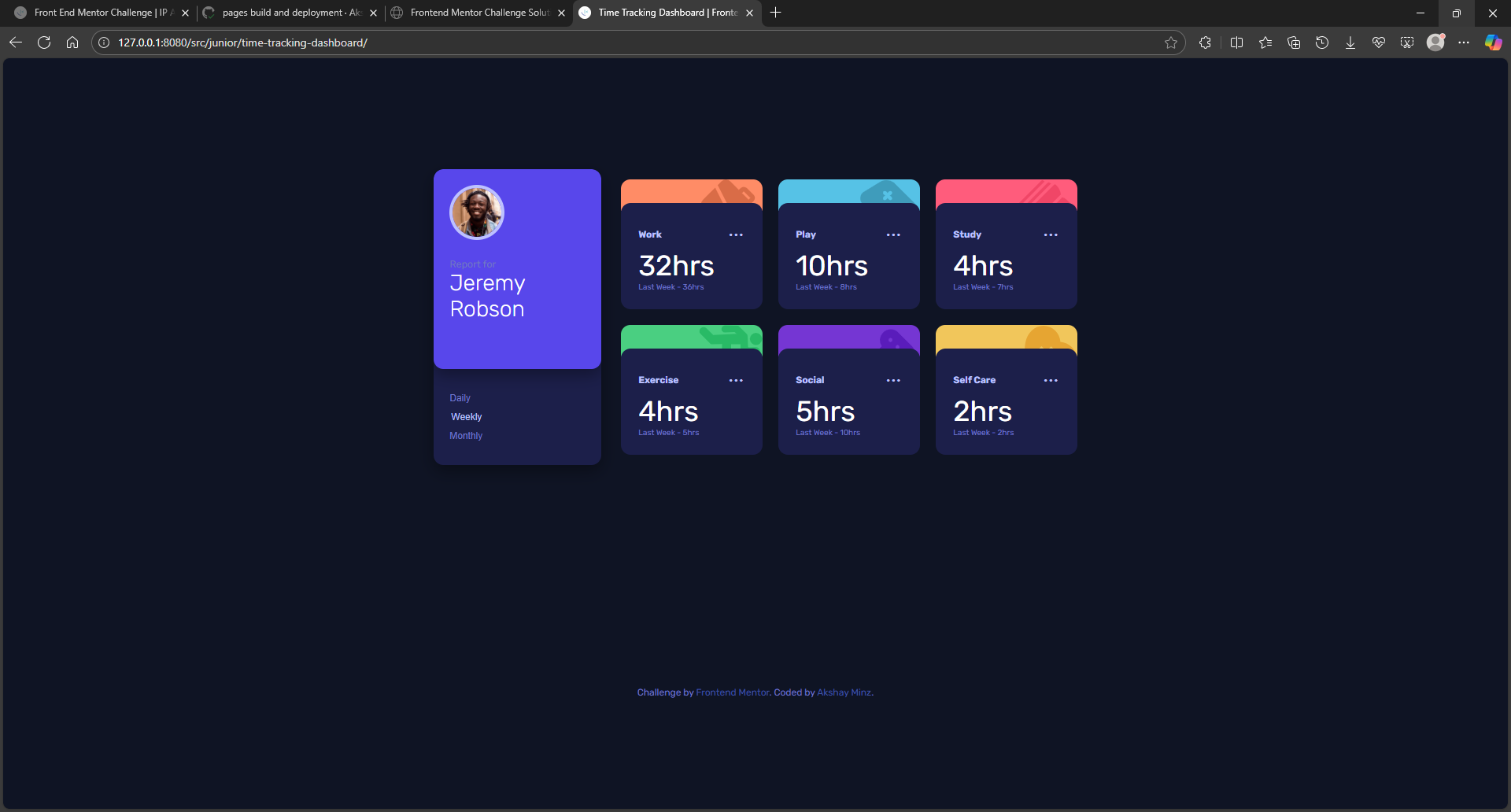 Frontend Mentor Challenge Solutions